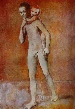 Dos hermanos 1905 Desnudo abstracto Pinturas al óleo